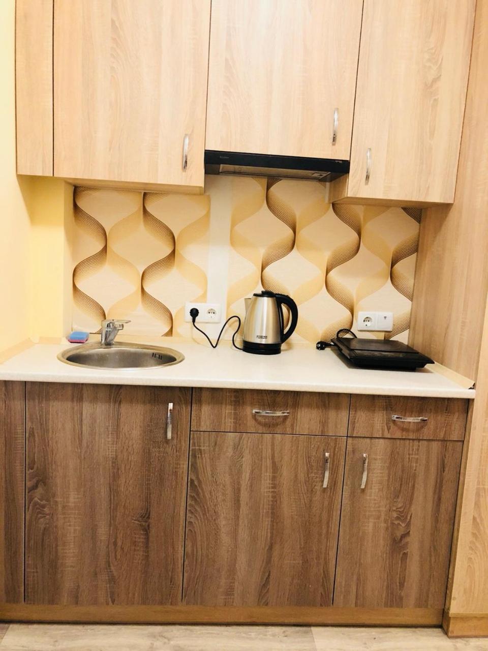 Comfortable Apartment Near Metro Kharkiv Eksteriør billede